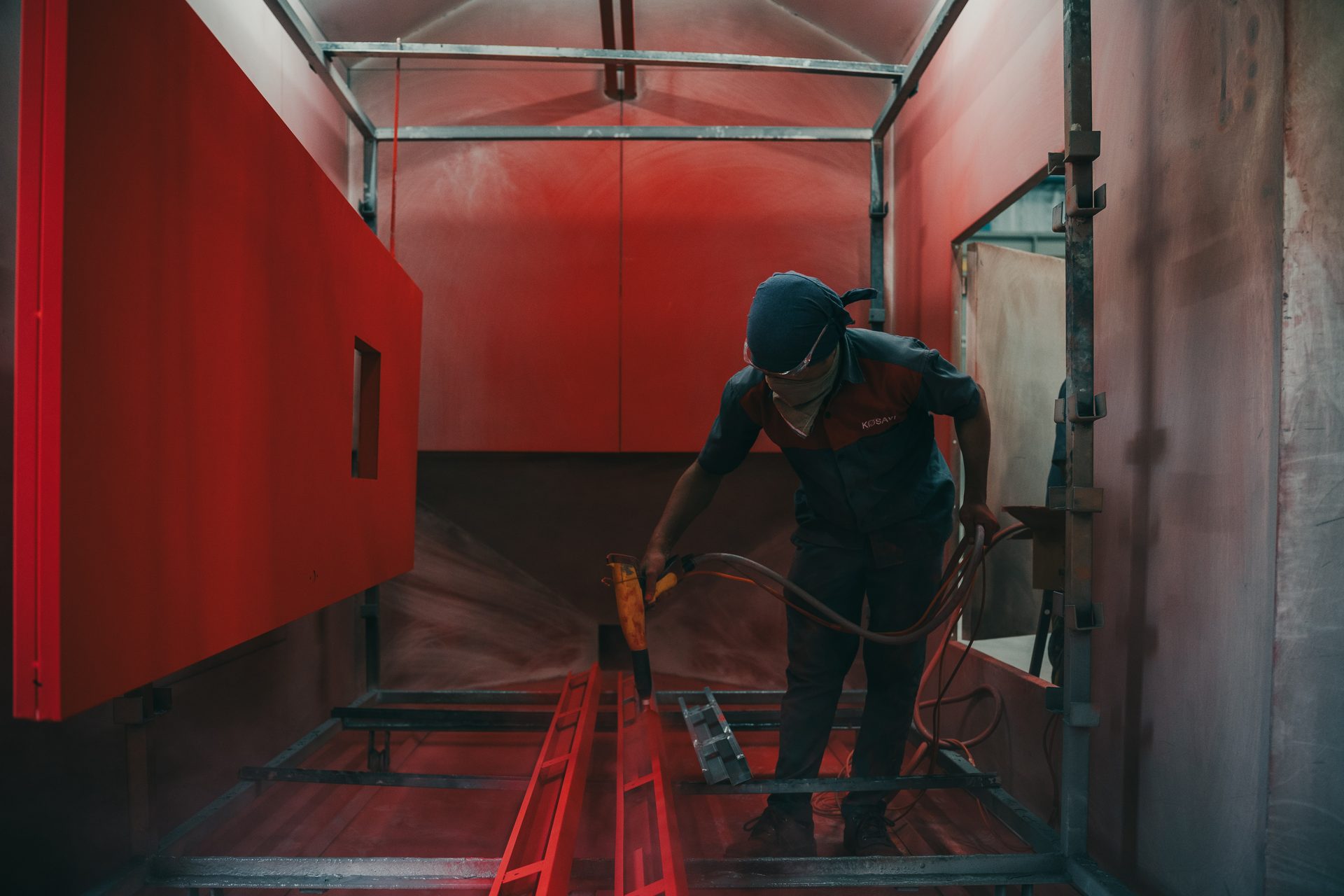 Kosavi factory interior — production floor overview