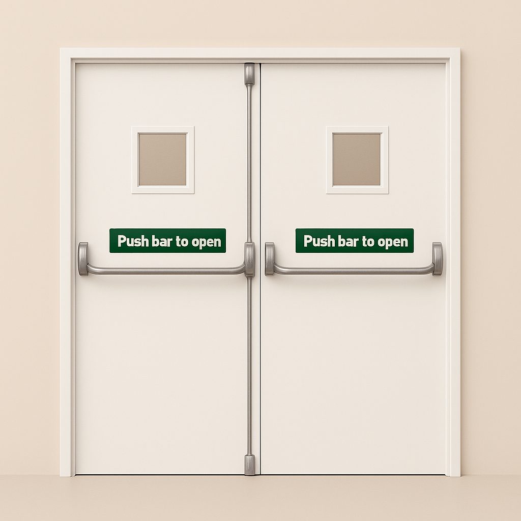 Fire Rated Exit Double Door