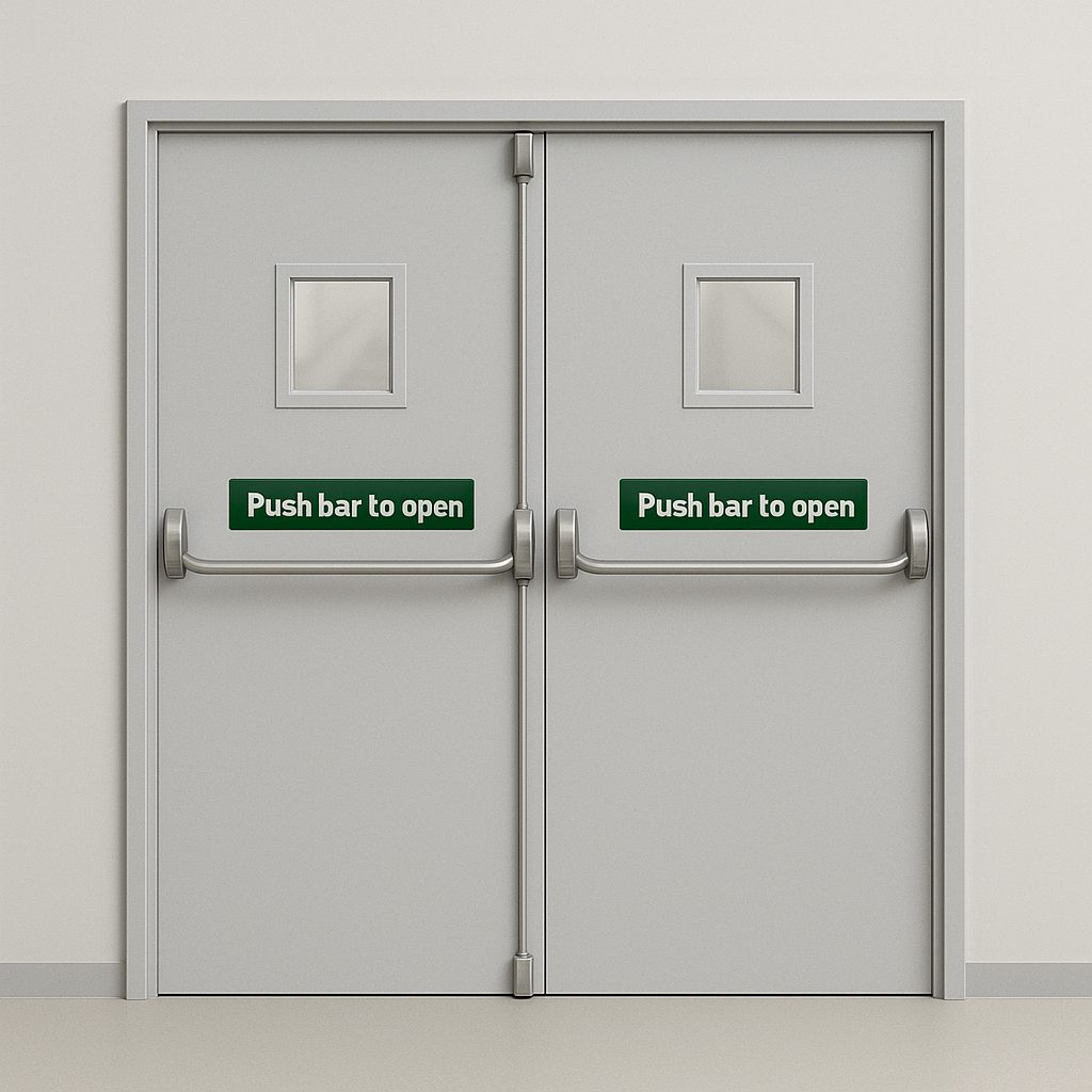 Fire Rated Exit Double Door